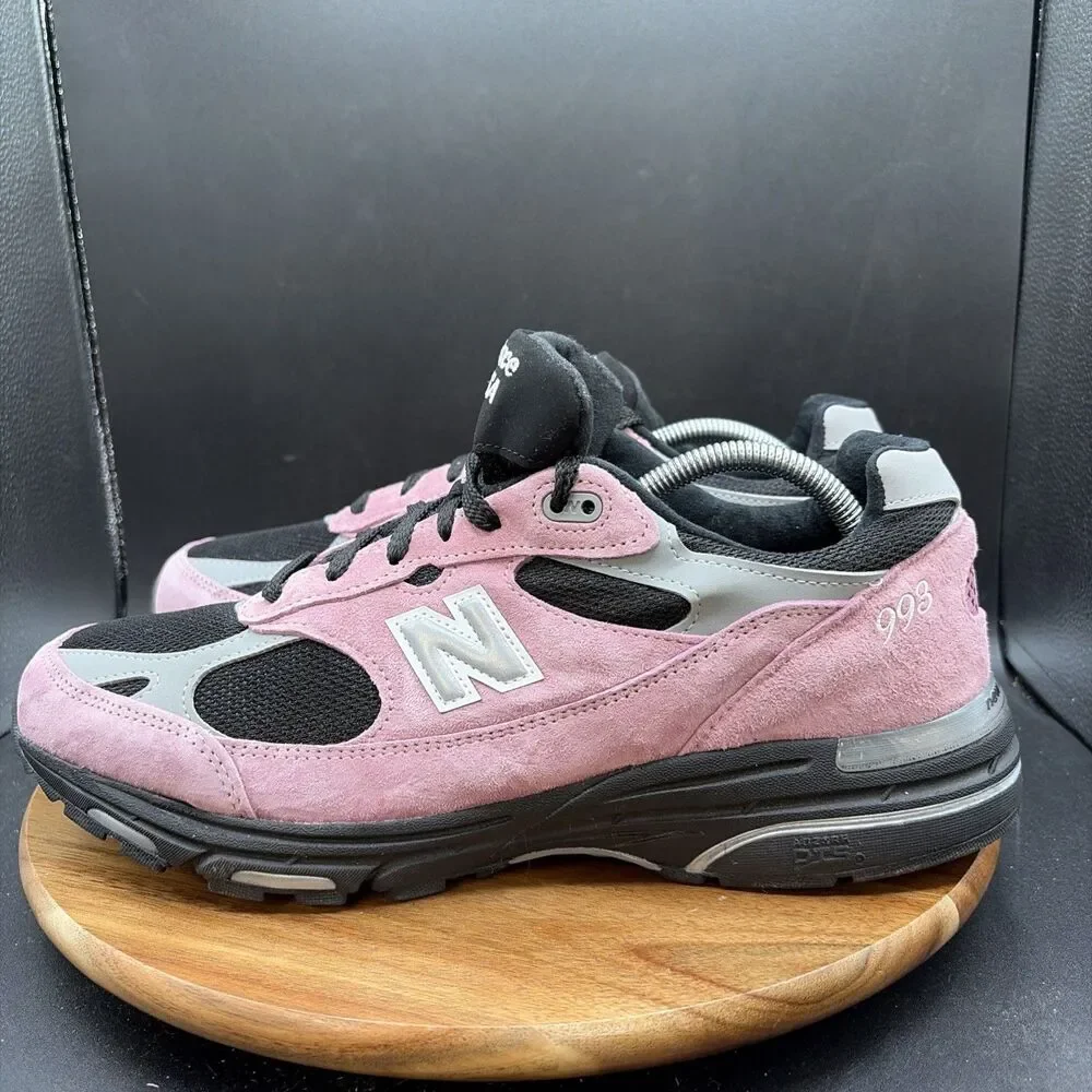 New Balance 993 Pink Taffy Mens Size 11.5 Running Shoes USA Made Sneakers